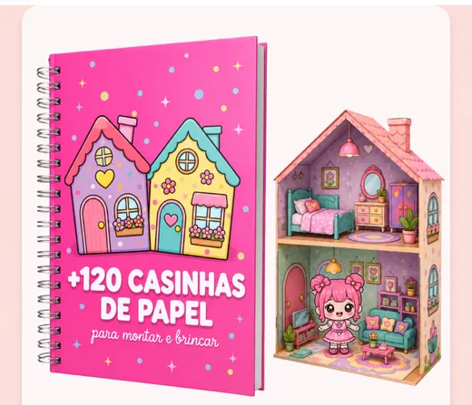 Bônus 2: 120 Casinhas de Papel para Montar